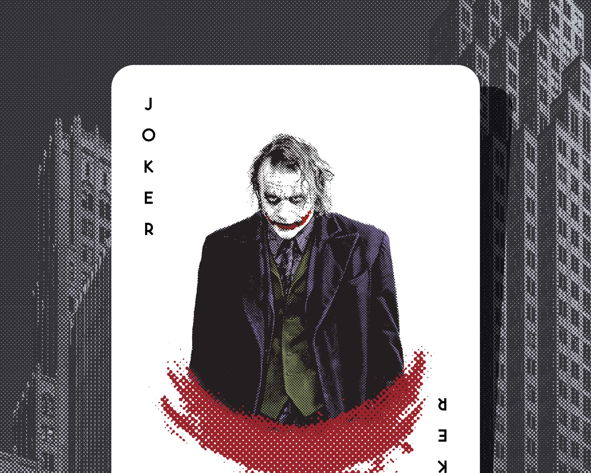 DC Extended Universe: The Joker—Card of Chaos Wall Art by ManMade