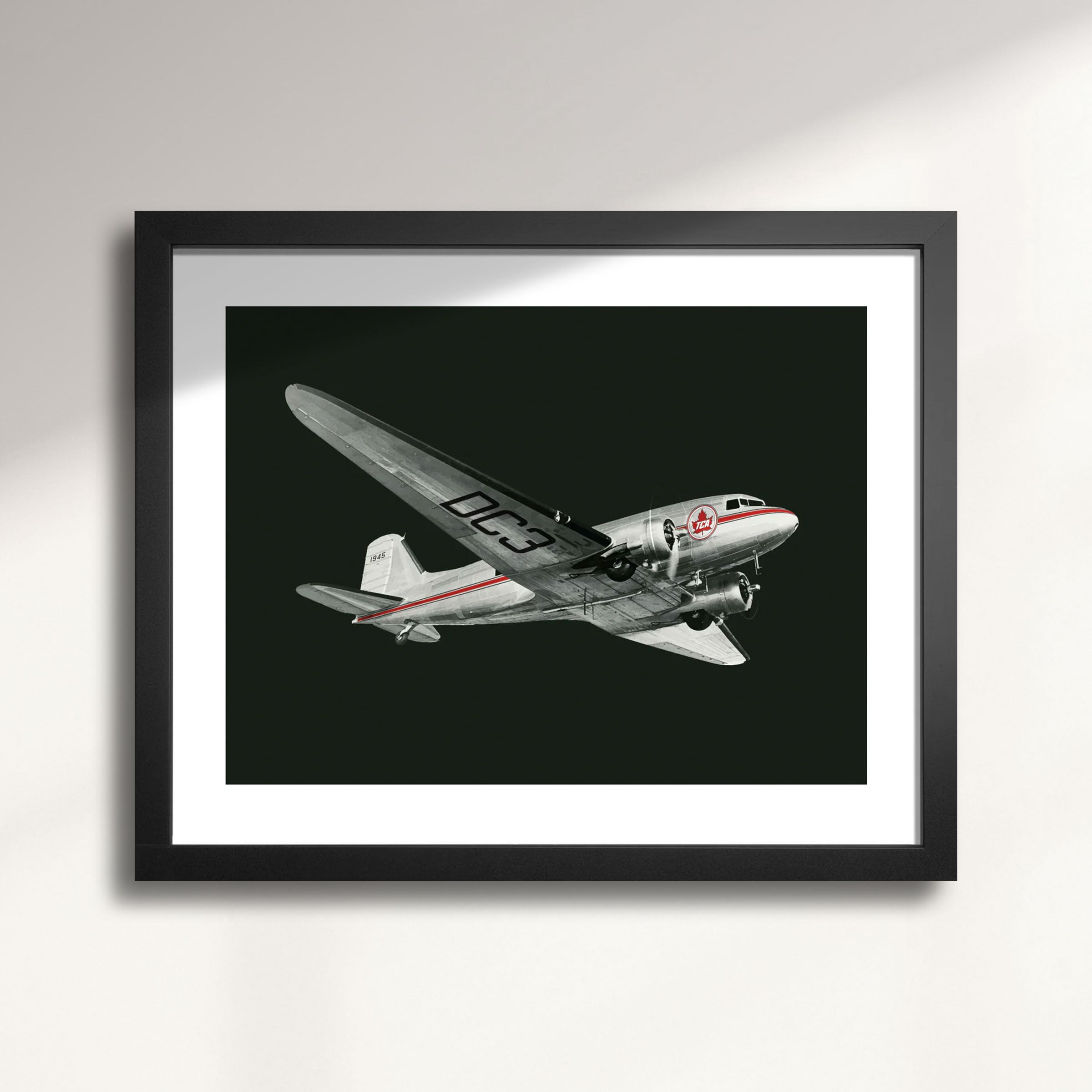 Douglas DC-3 Trans Canada Air Lines Art Print by ManMade Art