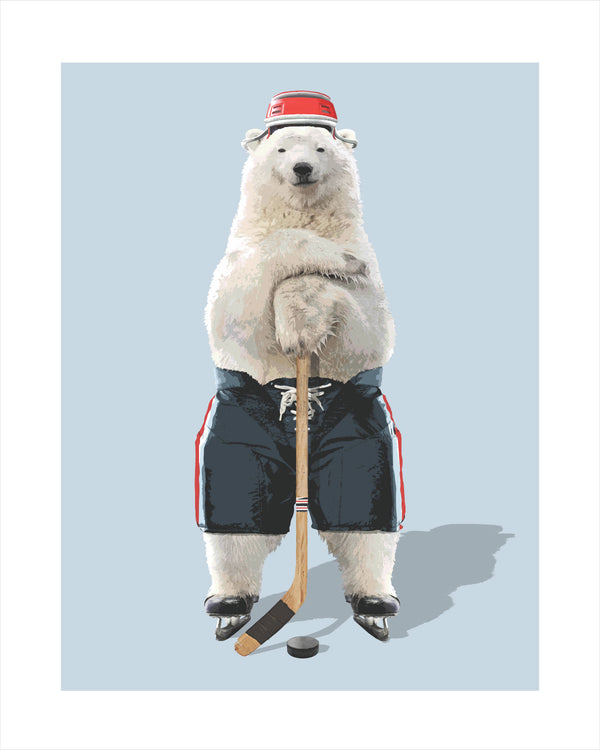Polar Ice Hockey Bear