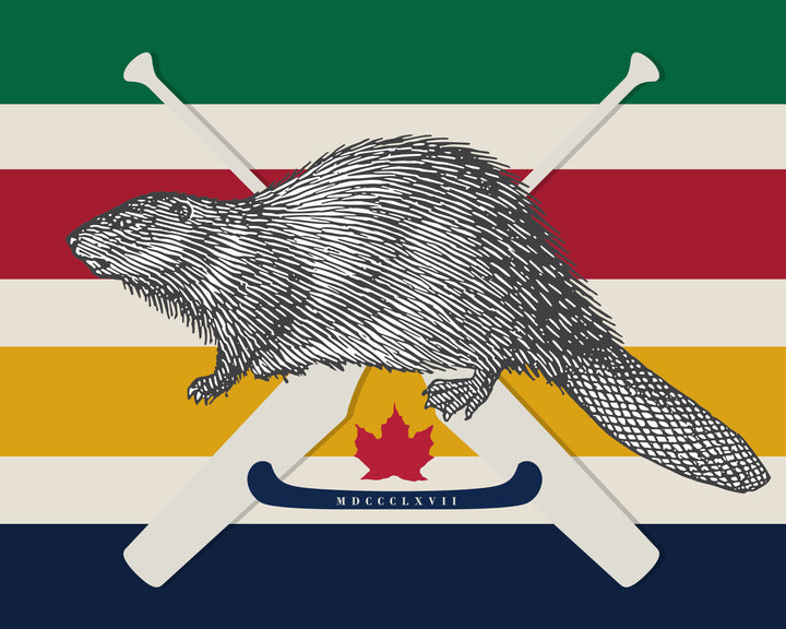 1867 Hudson's Bay Beaver wall art