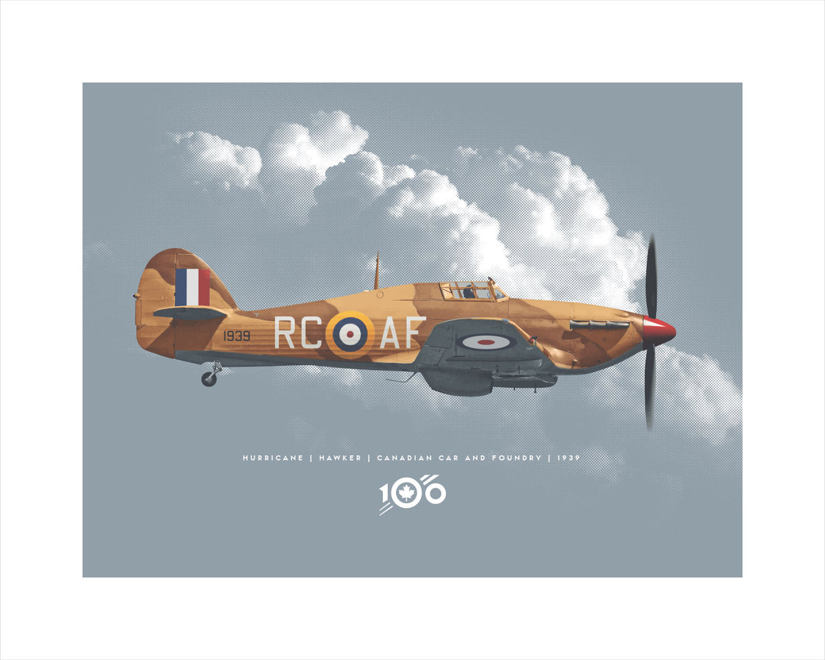 Hawker Hurricane MK IV (circa 1939) Limited Edition Art Print by ...