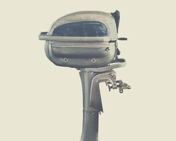 1952 Evinrude 3.5HP Vintage Outboard Motor wall art