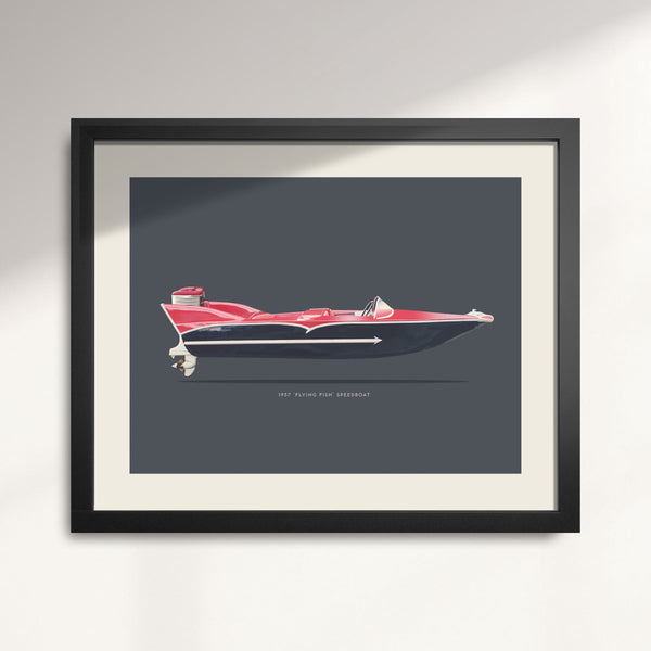 1957 Retro Herter's 'Flying Fish' Speedboat