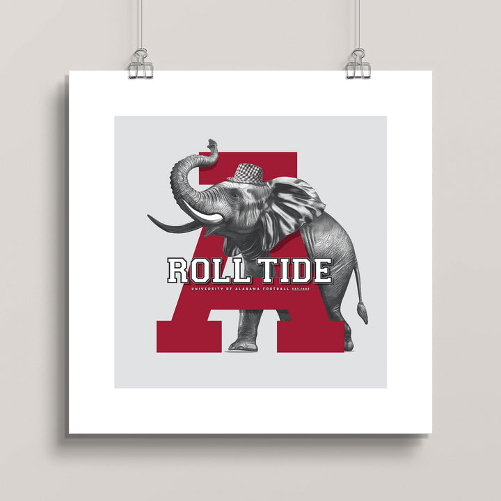 Alabama State: Crimson Tide ‘Bama-Pride wall art print