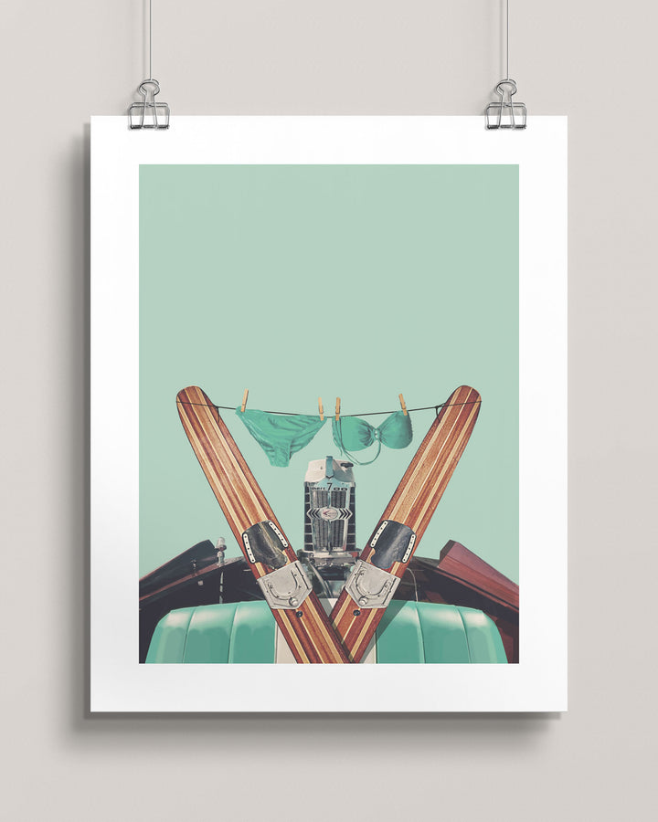 Après Ski Bikini wall art fine art print
