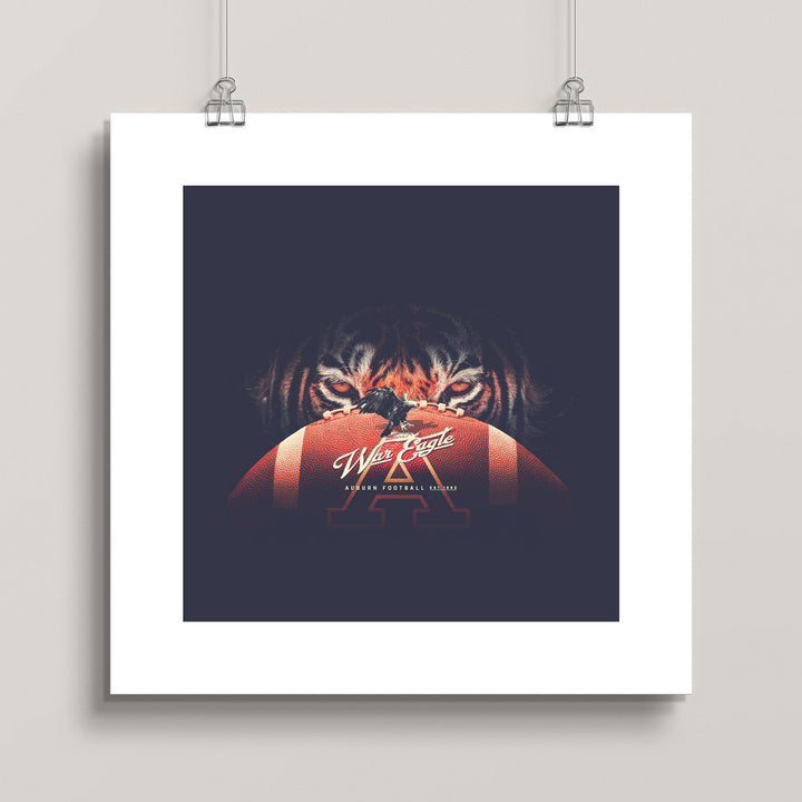 Auburn Tigers: War Eagle wall art print