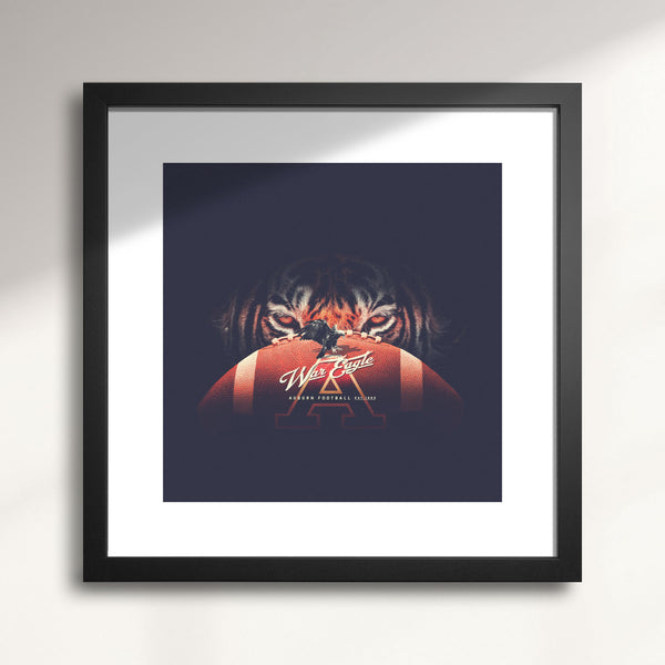 Auburn Tigers: War Eagle wall art print