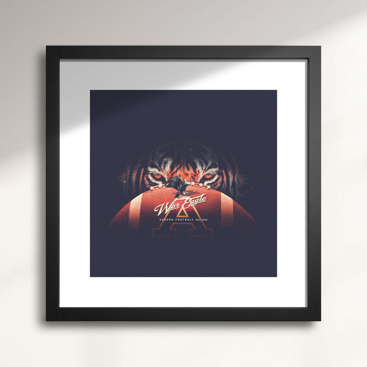 Auburn Tigers: War Eagle wall art print