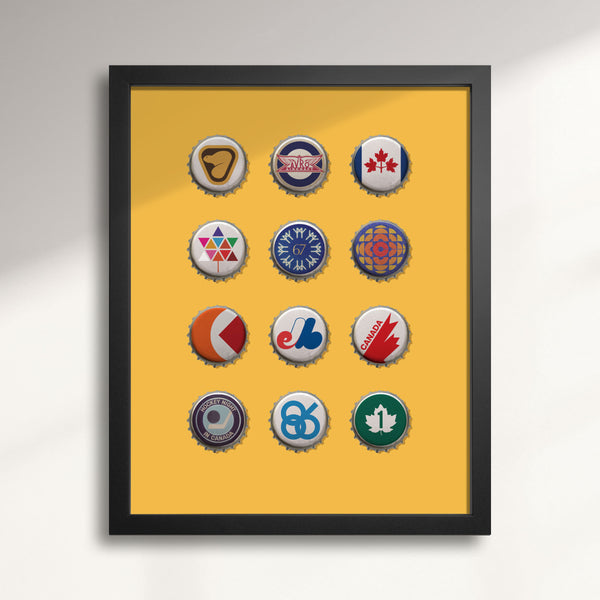 Canadian Retro: Lost Logos to Lagers wall art print