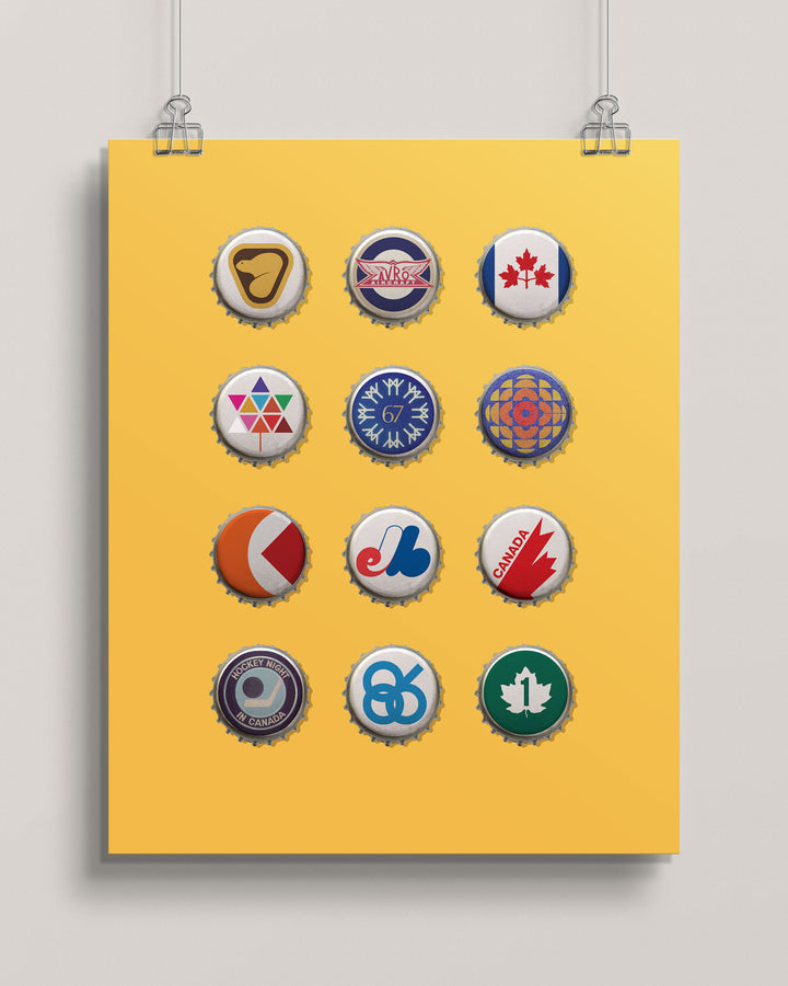 Canadian Retro: Lost Logos to Lagers wall art print