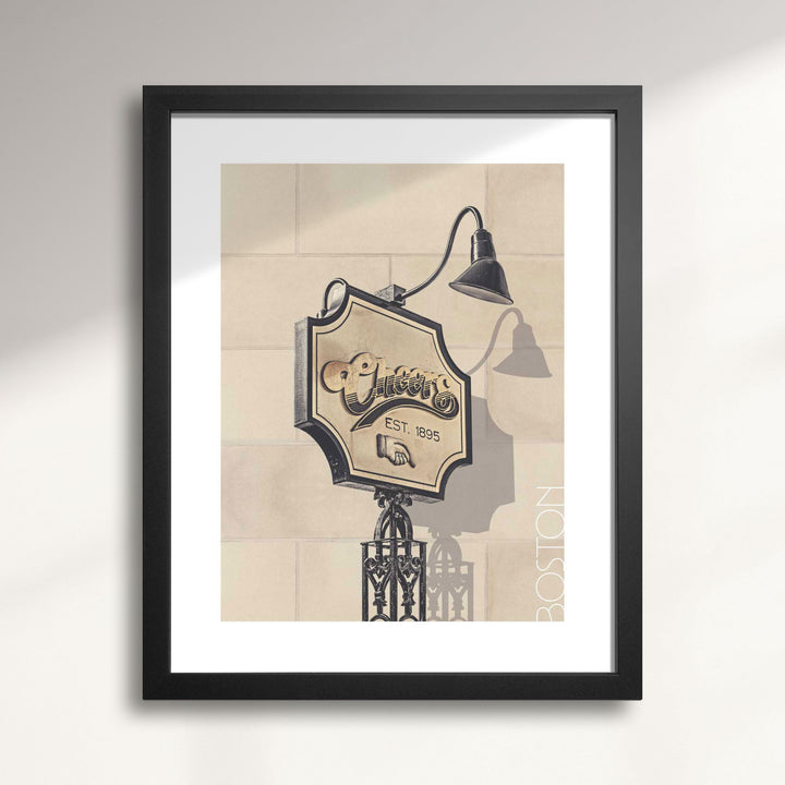 A Boston Icon—Cheers Bar art print