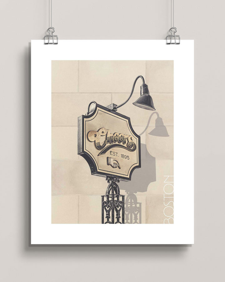 A Boston Icon—Cheers Bar art print