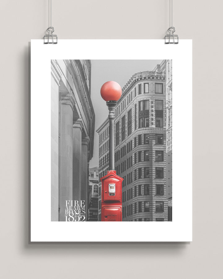 Boston Fire Alarm Box art print