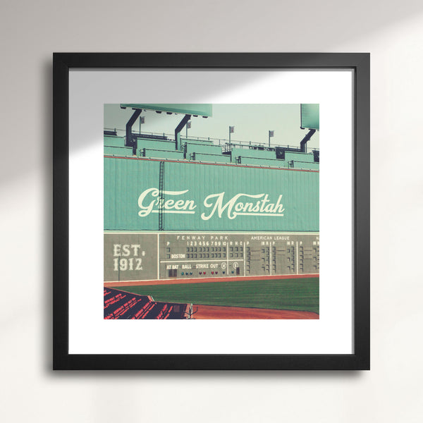 Fenway Park 'Green Monstah' art print