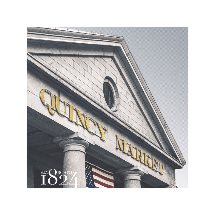 Boston's Quincy Market art print