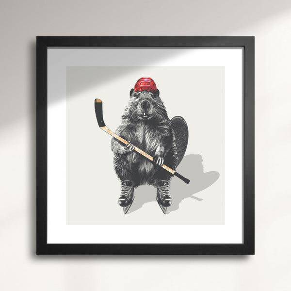 Bucky Canuck—Feisty Canadian Beaver wall art