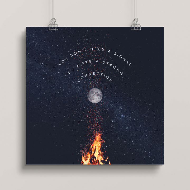 Campfire Connection wall art