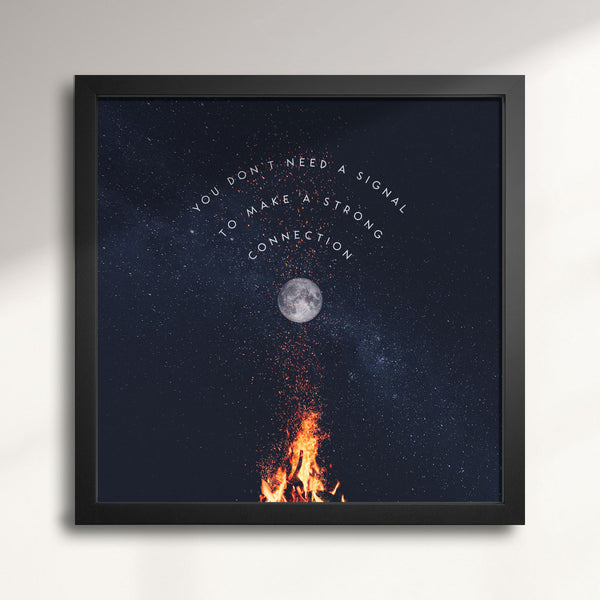 Campfire Connection wall art