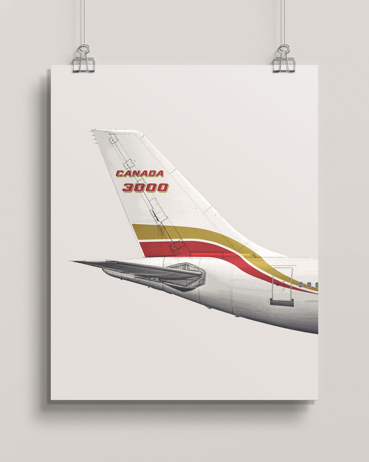 Canada 3000 Airbus A310 Tail Livery