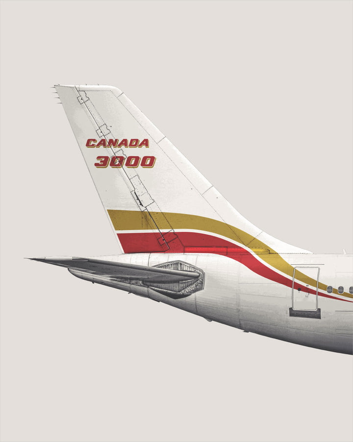 Canada 3000 Airbus A310 Tail Livery