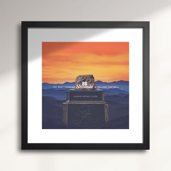 Clemson Tigers: Howard’s Rock wall art print