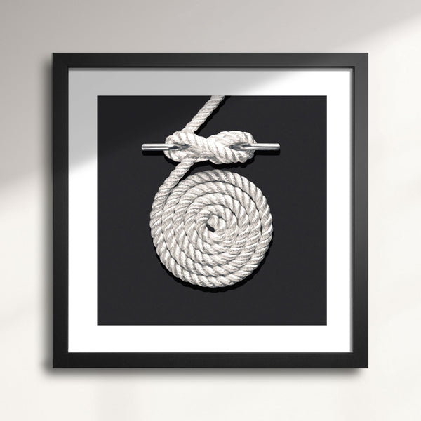 Coil and Hitch Rope Knot wall art