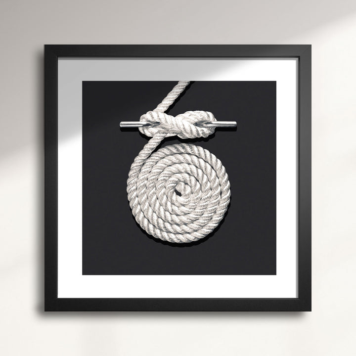 Coil and Hitch Rope Knot wall art