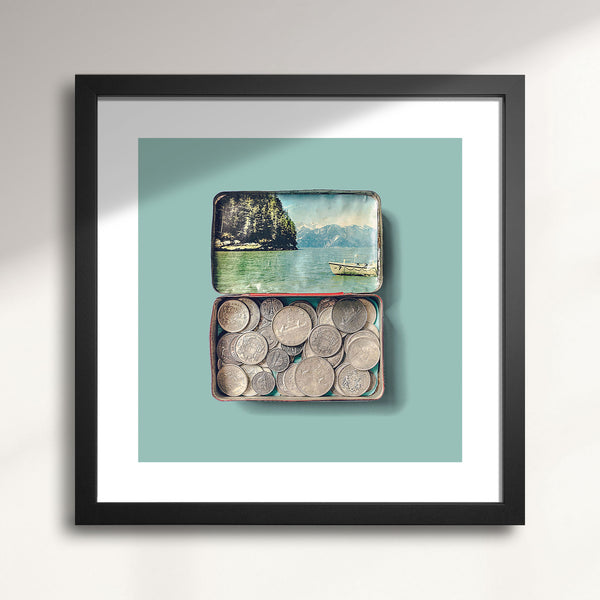 Canadian Coin Collection—Pocket Change & Postcards wall art