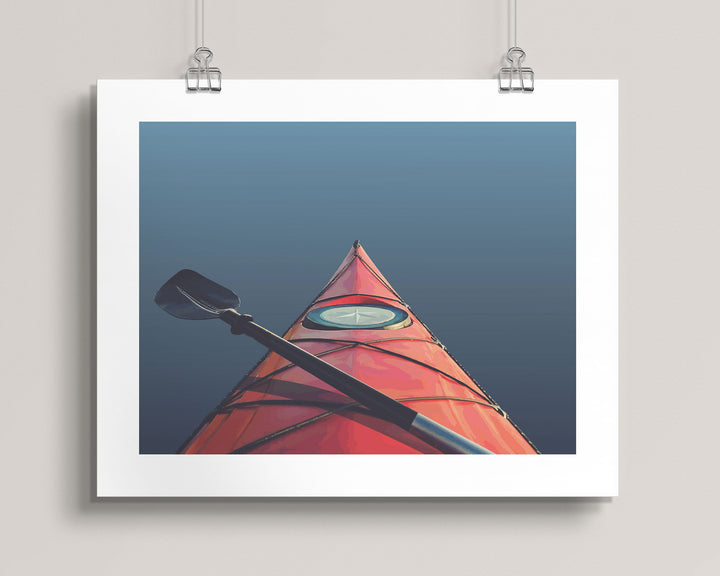 Golden Hour Kayak wall art