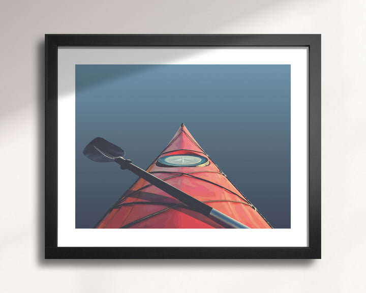 Golden Hour Kayak wall art
