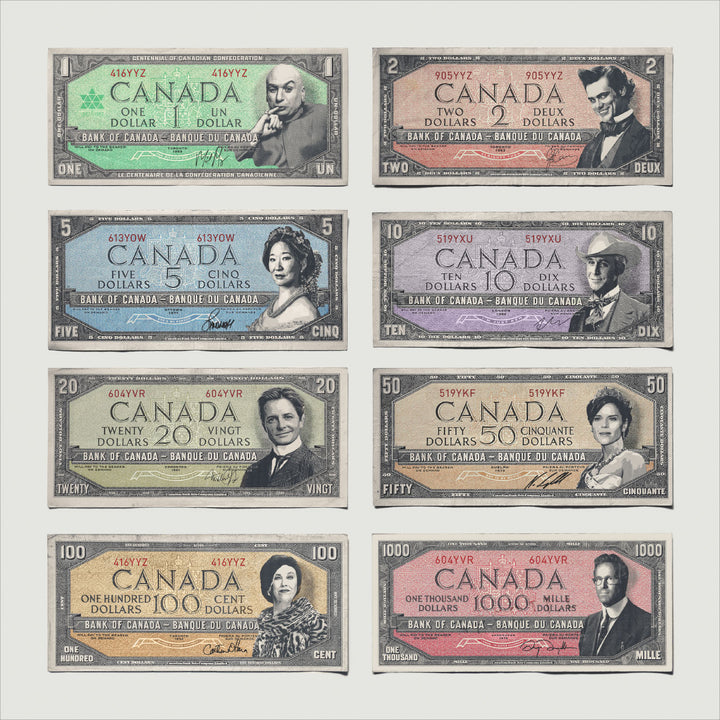 Hollywood North Currency Collection wall art print