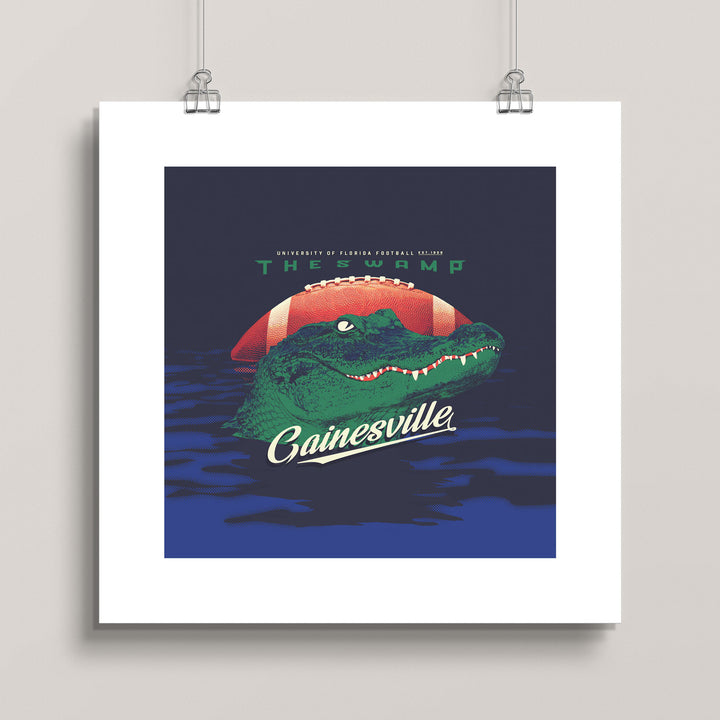 Florida Gators: "The Swamp" wall art print