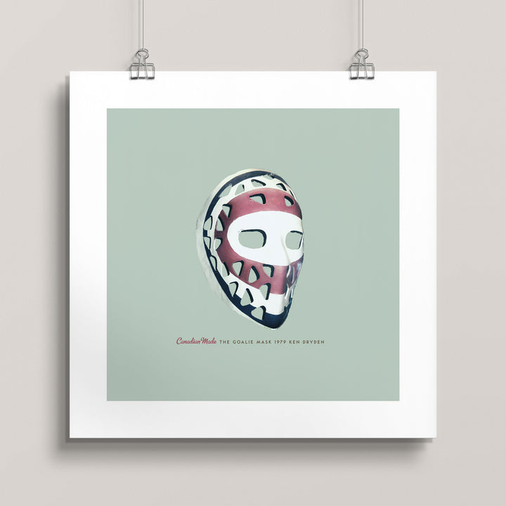 Ken Dryden Goalie Mask wall art
