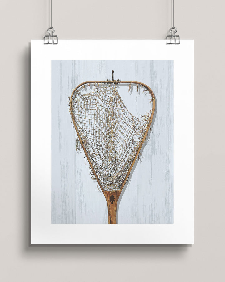 Hanging By A Thread—Vintage Fishing Net Wall Art