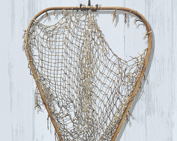 Hanging By A Thread—Vintage Fishing Net Wall Art