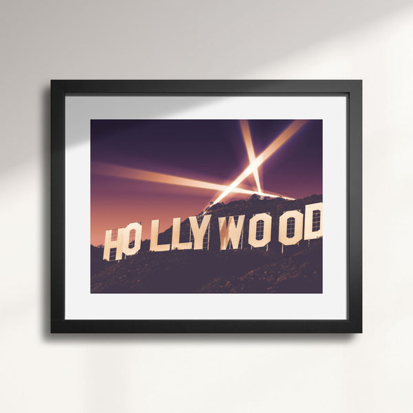 The Hollywood Sign art print