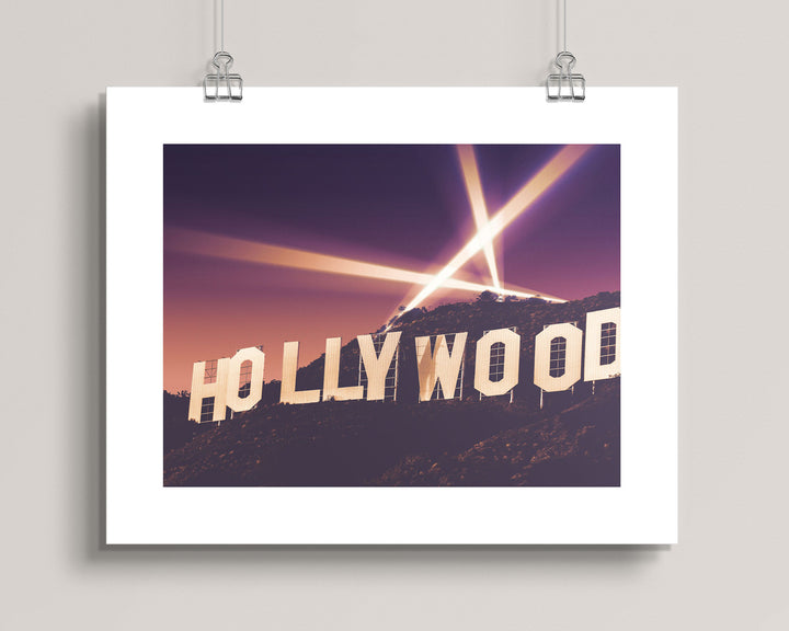 The Hollywood Sign art print