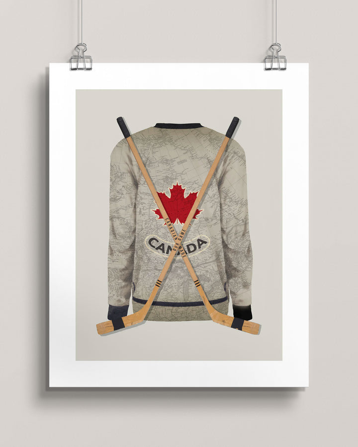 1932 Team Canada Hockey Heritage Jersey wall art