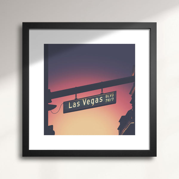Las Vegas—24/7 Baby wall art print
