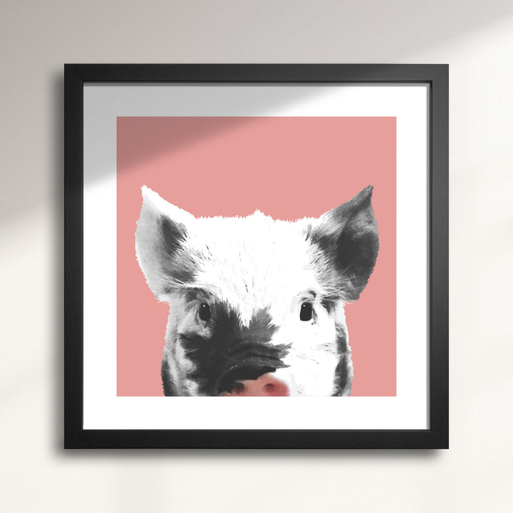 'Maple Bacon' Piglet wall art