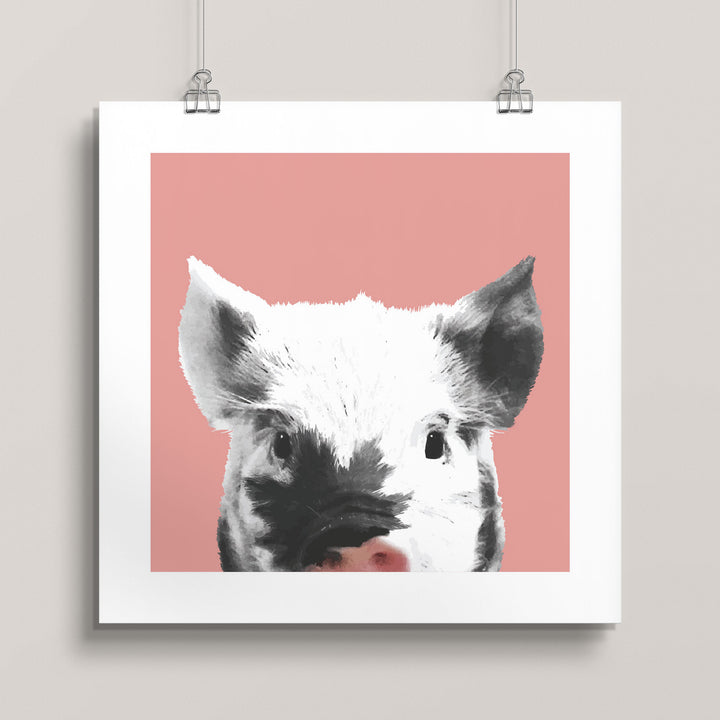 'Maple Bacon' Piglet wall art