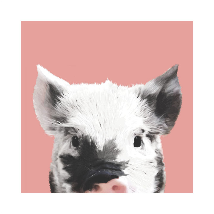 art print title Maple Bacon Piglet