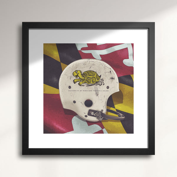 Maryland Terrapins Throwback Testudo wall art print