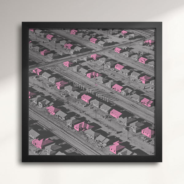 Mellencamp—Little Pink Houses wall art print