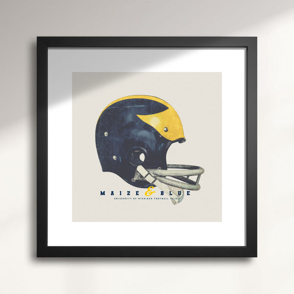 Michigan Wolverines: Winged Legacy wall art print
