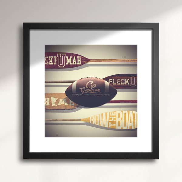 Minnesota Golden Gophers Row the Boat wall art print
