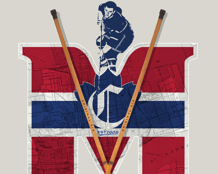 Montréal Canadiens Heritage Hockey wall art