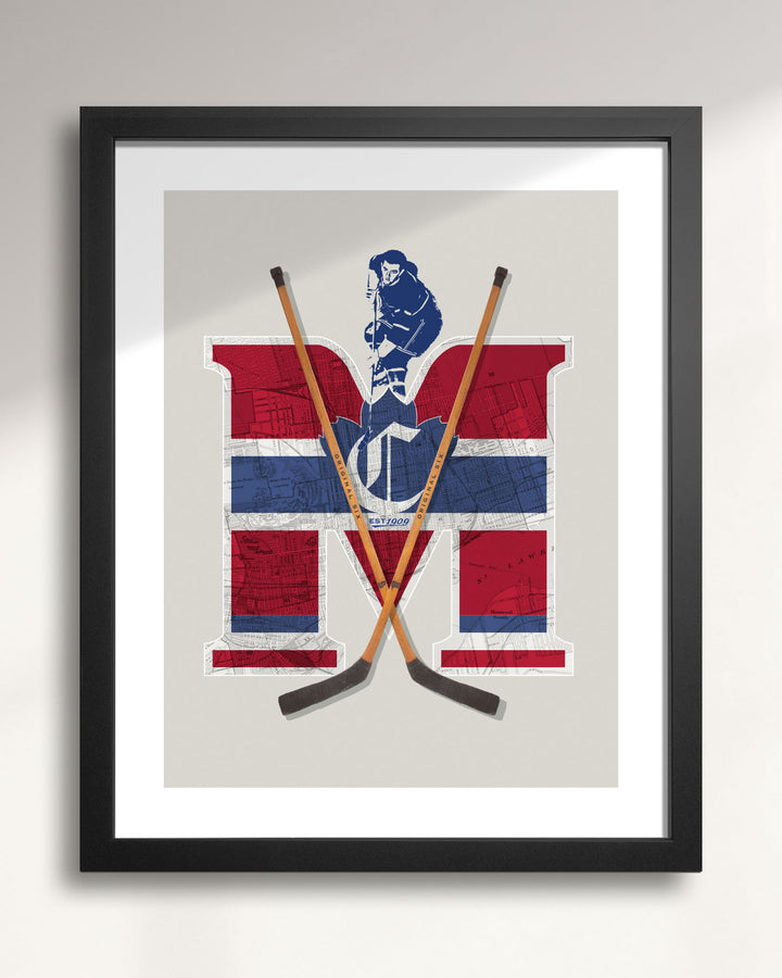 Montréal Canadiens Heritage Hockey wall art