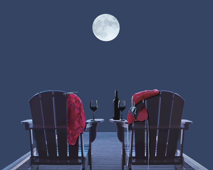 Moonlit Dip wall art