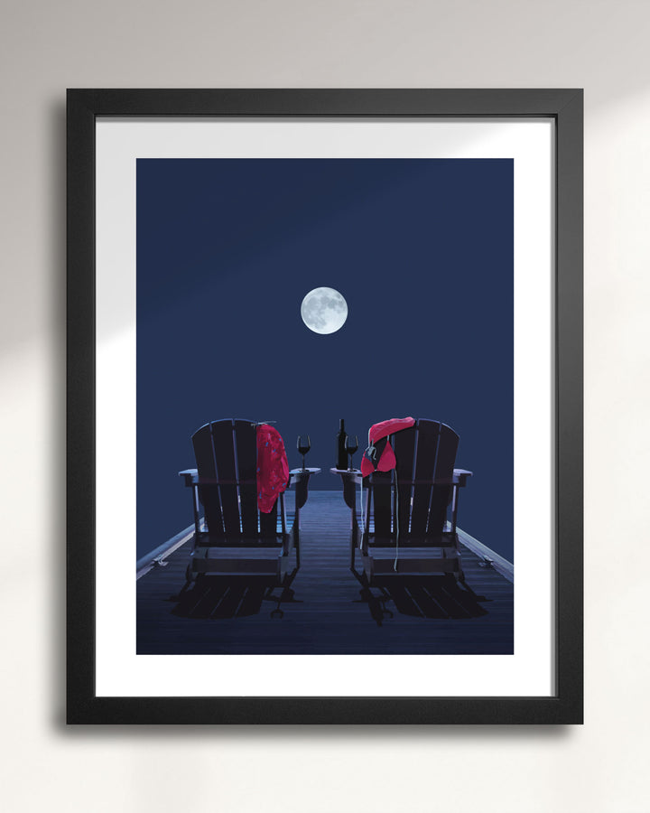 Moonlit Dip wall art